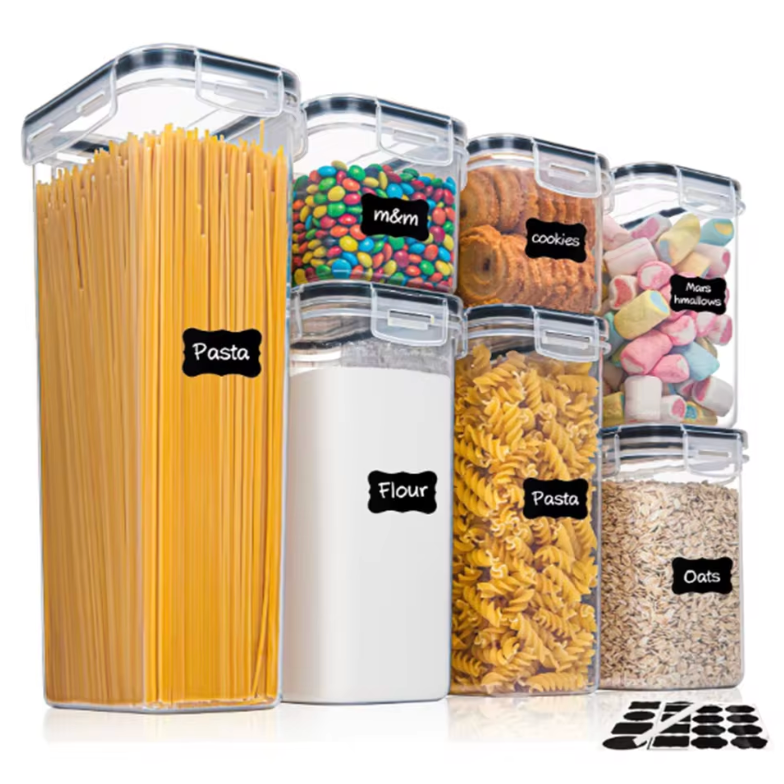 SmartPantry Dispensers set airtight food storage containers